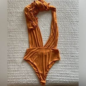 Orange Showpo Bodysuit